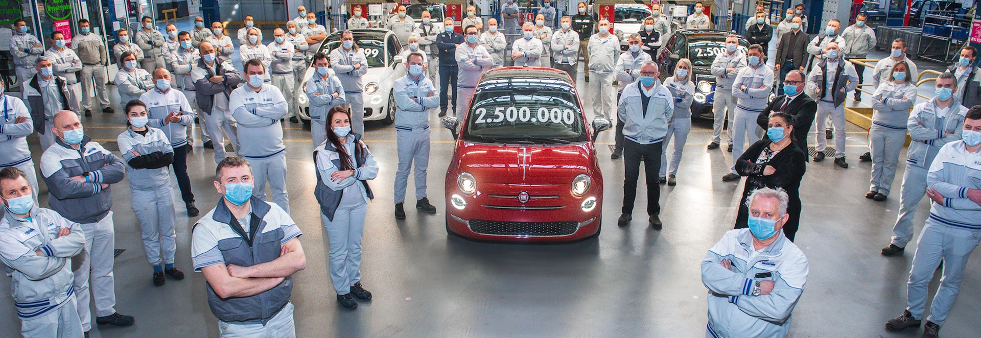 Fiat hits 2.5 million production milestone for 500 model at Poland factory 